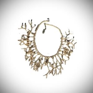 Collar de Madera de Coral de color Blanco