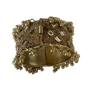 Pulsera de color Dorado con Rombos de Espejos